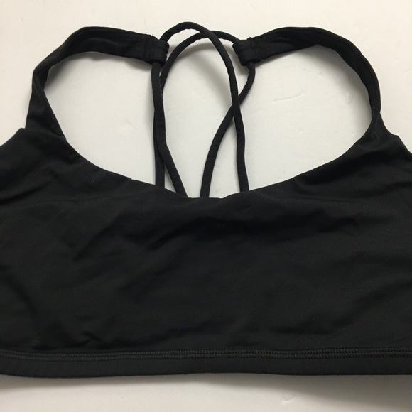 Lululemon Sports Bra Bundle Size 8 Black White Athletic Workout Sporty Gym Yoga - Picture 2 of 10